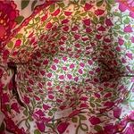 Vera Bradley Pink and Green Floral Tote Bag Photo 10