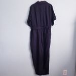 Baltic Born  Dallas Button Up Black Linen Jumpsuit Photo 5