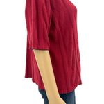 Country Club by Koret XL VINTAGE 90s Womens Red Knit Argyle Mock Neck Sweater Photo 2