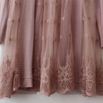 Altar'd State Altar’d State | fairy button front striped lace tunic length cardigan Photo 5