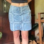 Vintage y2k bandana print lace front skort 2000s Zoey Beth Blue Size M Photo 1