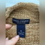 Daniel Cremieux  Cozy Tan chunky Knit Sweater 100% cotton size X-Large Photo 5