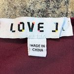 Love j  Purple Velour Open Front Metallic Silver Snake Like Closure Large Photo 3