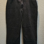 Abercrombie & Fitch  Womens‎ 12s Ankle Straight Ultra High Rise Mixed Fabric Jean Photo 0