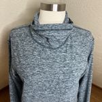 Lululemon Pullover Womens 4 Heathered Blue Fleece Ready To Rulu Funnel Neck Photo 6