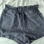 Wild Honey High Waisted Paperbag Denim Shorts  Photo 2