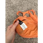 dippin’ daisy’s high neck open back sporty bikini swim top orange women’s size M Size M Photo 4