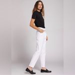 Current/Elliott The Arroyo Ultra High Mom Jean Pleated White Size 26 Photo 3