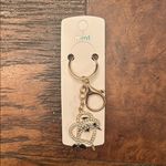 Gold Dolphin Rhinestone Bag Charm & Keychain | Trendy Y2K Accessory NEW Photo 2