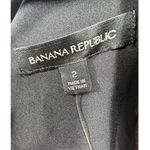 Banana Republic NWT  Ruffled Neck‎ Sleeveless Jumpsuit Black 2 Photo 2