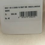 Moncler  Cotton A-Line Midi Skirt with Pockets, Size 42 New w/Tag Retail $505 Photo 11