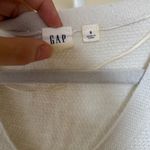 Gap Long Sleeve White Sweater Top - S Photo 2