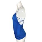 Lululemon No Limits Blue Deauville Stripe Racerback Athletic Fitness Tank Top 4 Photo 3