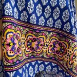 Swim Open Tunic Cover Up Kimono Myth Boho Chic Blue Paisley Long, Size M Size M Photo 3