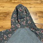 Maurice's Women's Large Hoodie Quilted Gray Floral Photo 7