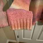 Sonoma SO New Slouchy Button Front Cardigan Pink Ombre Oversized Large Photo 4