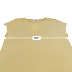 Everlane Tight Knit Dark Yellow Gold Short Sleeve Lightweight Top Sz L NEW Photo 6