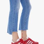 💕MOTHER💕 The Insider Crop Step Fray Jeans ~ Juicin' 34 NWT Blue Photo 3
