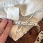 Vince white linen blend 4” inseam cuffed shorts size 12 Photo 4