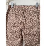 Boston Proper NWT  Leopard Ankle Jeans Lush Pink Metallic Women’s Size 4 Photo 5