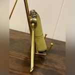 Vintage Rare Yellowish Distressed Bifold Zip Leather Hobo International Wallet Yellow Photo 1