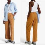 frame denim Frame Pleated Chino Pants Wide Leg Camel Tan 27 Photo 2