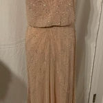 Adrianna Papell Andrianne papell long dress size 8 pink sequence Photo 0