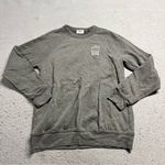 ⭐️ Kira Grey Bubble Boba Milk Tea Crewneck Sweatshirt Size Medium EUC Gray Photo 0