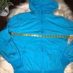Nike The athletic depart. turquoise hooded windbreaker Photo 6