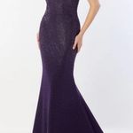 Mon Cheri  MONTAGE 220949 Mother of the Bride Dress Dark Amethyst Sparkle Long Dress with slight alterations  Photo 0