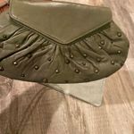 Lauren Merkin Vintage  olive green studded crossbody chain‎ clutch mini bag Photo 1