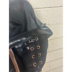 Victoria's Secret Victoria’s Secret Black Ziip Up Weekender Tote Photo 4