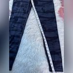 Alphalete  Leggings Womens Small Gray Striped Cross Waist Crossover Ankle Photo 4