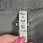 Alo Yoga  Grey High Rise Zipper Front‎ Leggings Photo 3