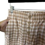 Loft Ann Taylor Cream Light Brown Stretchy Waist Tapered Trouser Pants Women XS Photo 1