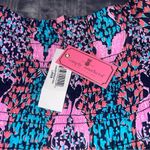 Simply Southern Women’s L Puffy Sleeves Square Neckline Shirt Flamingos  Photo 5