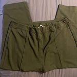 Soft Surroundings Brown Pull On Elastic Waist Thick Crop Pants Sz L Photo 1