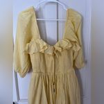 Free People Oasis Midi Dress Pineapple Juice Yellow - Medium Photo 2