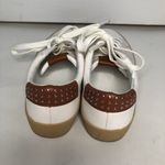 Vince Camuto Milzy women’s size 5.5 silver stud sneakers white brown Photo 4