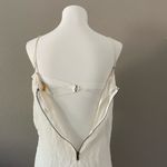 Alice + Olivia Silk Cream Mini Dress Photo 3