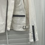 7 For All Mankind White Jean Jacket Photo 5