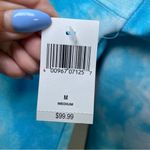 Disney Spirit Jersey Hoodie Adult Medium Blue Eats Macaron Tie Dye Puff Zip Photo 5