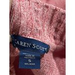 Karen Scott Karen Scott Small Zip Lt Pink Sweater D-211 Photo 5