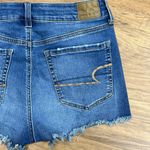 Universal Threads Universal Thread Womens High Rise Short Shorts Raw Hem Denim Cotton Stretch Sz 8 Photo 3