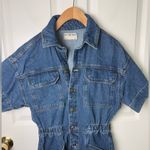 Free People  Marci Denim Jumpsuit Blue XS Photo 3