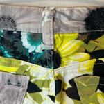 Chelsea and Violet Colorful Bold Floral Denim Shorts Photo 7