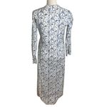 Livro Classic Kurta Midi Tunic Blue White Floral Dress XS Photo 1