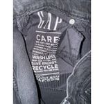 Gap  ’90s Loose High Rise Black Distressed Straight Leg Jeans Size 28 Photo 4