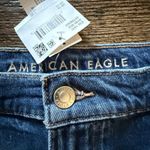 American Eagle  Super Low Rise Perfect Shortie‎ Denim Shorts Distressed Size 16 Photo 4