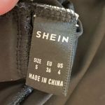 SheIn  Twist Back Double Strap Sports Bra, Black, Size S, NWOT Photo 2